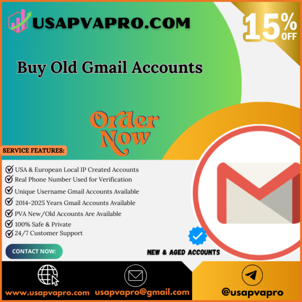 Buy Old Gmail Accounts