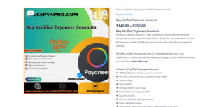 Buy Verified Payoneer Accounts