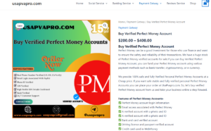 Buy Verified Perfect Money Account