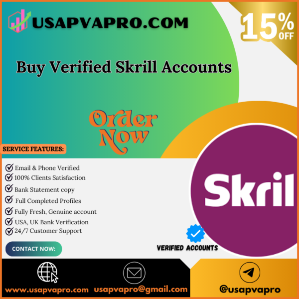 Buy Verified Skrill Accounts